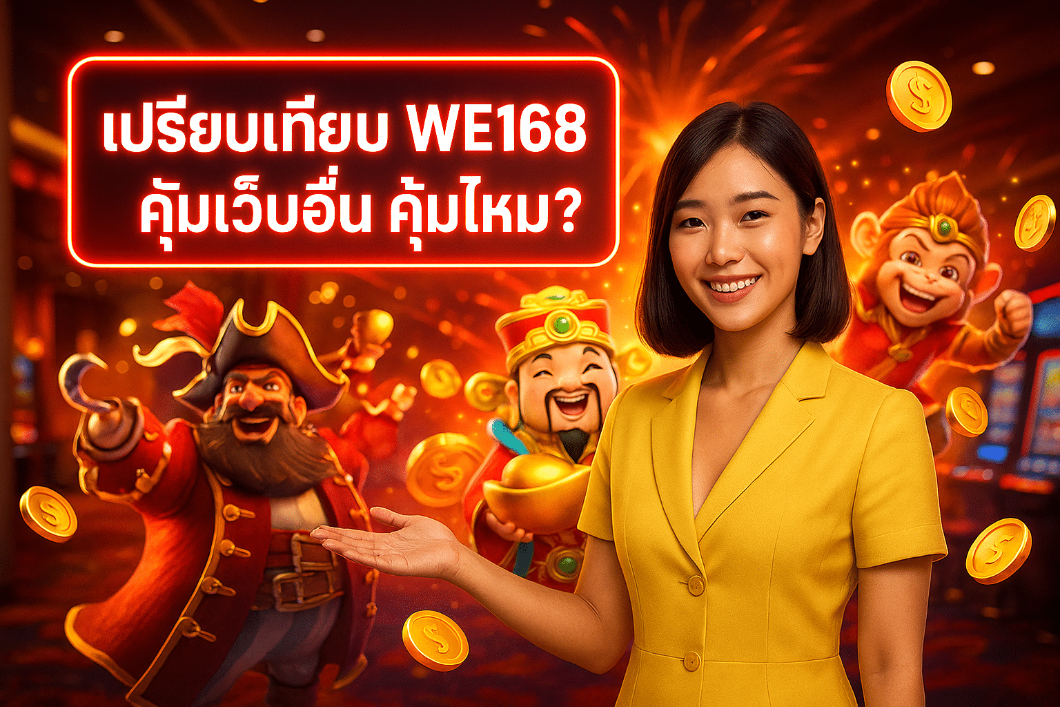 เปรียบเทียบ WE168 กับเว็บอื่น คุ้มไหม?
